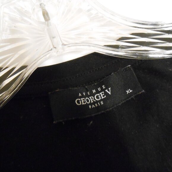 Avenue George V Paris Short Sleeve Mini Dress With Huge Sparkly Embellishment - Picture 6 of 7